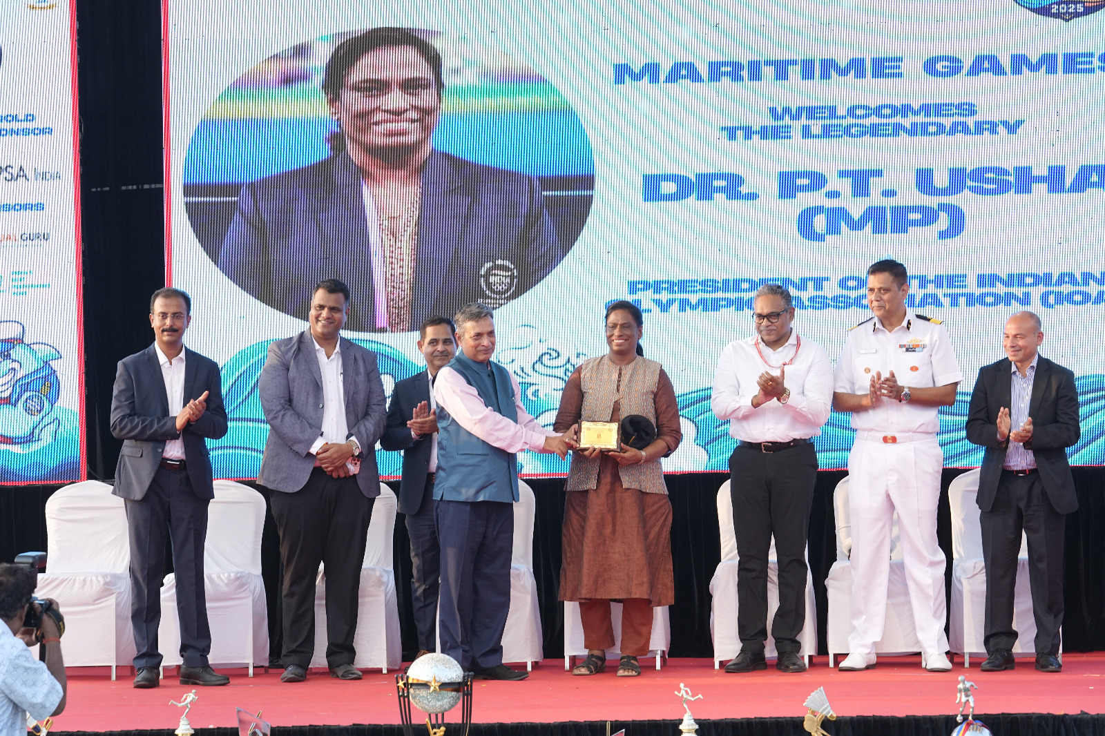 Maritime Game 2025 Inaugural Ceremony with Chief Guest Dr. P.T Usha